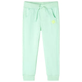 Vidaxl kinderjoggingbroek 128 felgroen - afbeelding 1