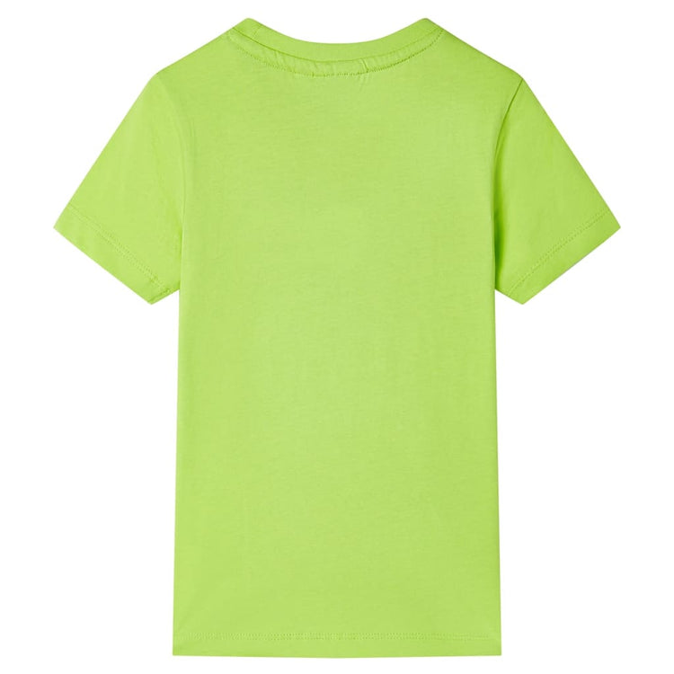 VidaXL Kindershirt met korte mouwen 140 limoengroen