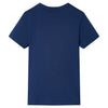 Vidaxl kindershirt met korte mouwen 128 donkerblauw