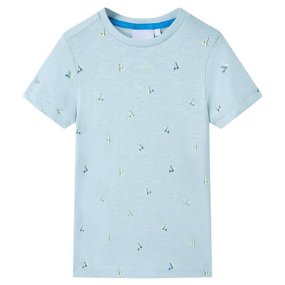 VidaXL Kindershirt 116 lichtblauw