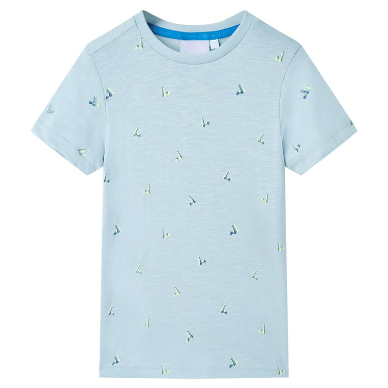 Vidaxl kindershirt 116 lichtblauw