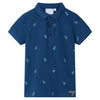 Vidaxl kinderpoloshirt 140 donkerblauw