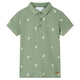 Vidaxl kinderpoloshirt 92 kakikleurig