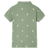 Vidaxl kinderpoloshirt 116 kakikleurig