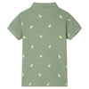 Vidaxl kinderpoloshirt 140 kakikleurig