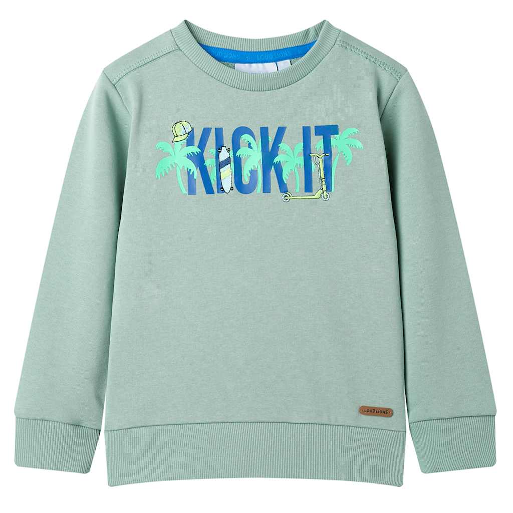 Vidaxl kindertrui 140 lichtkaki