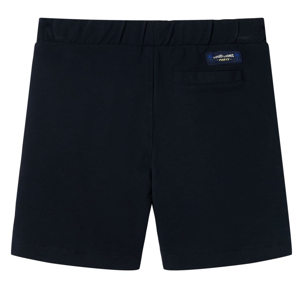 VidaXL Kindershorts met trekkoord 104 marineblauw