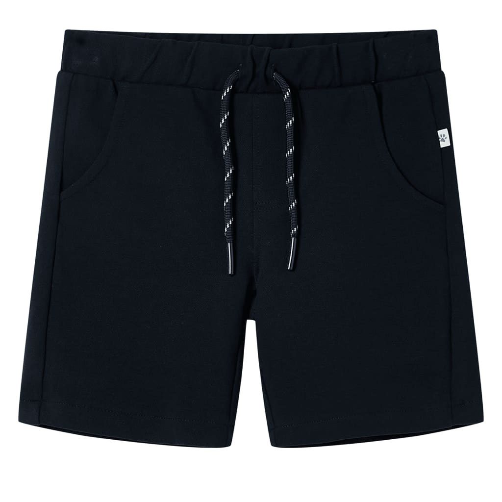 VidaXL Kindershorts met trekkoord 128 marineblauw