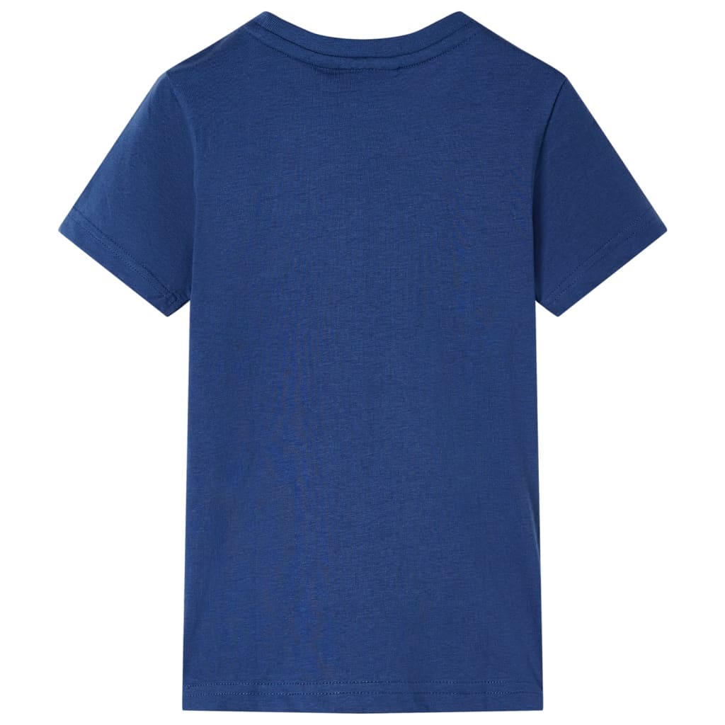 VidaXL Kindershirt 104 donkerblauw