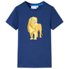 Vidaxl kindershirt 116 donkerblauw