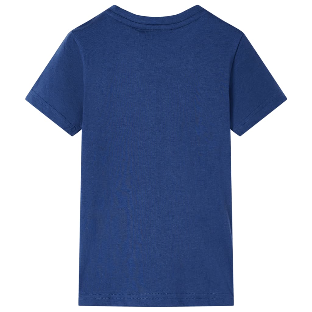 VidaXL Kindershirt 116 donkerblauw