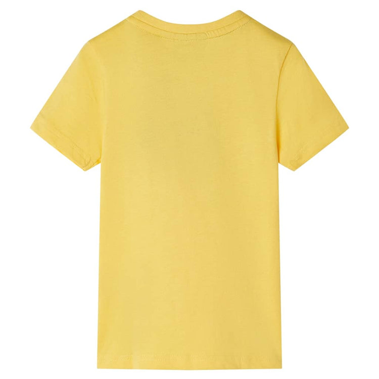 Vidaxl kindershirt met korte mouwen 104 lichtokerkleurig