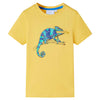 Vidaxl kindershirt met korte mouwen 116 lichtokerkleurig