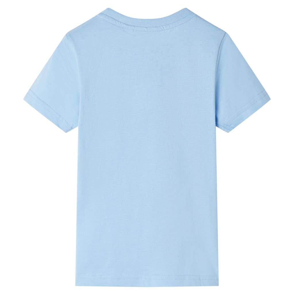 Vidaxl kindershirt met korte mouwen 104 lichtblauw