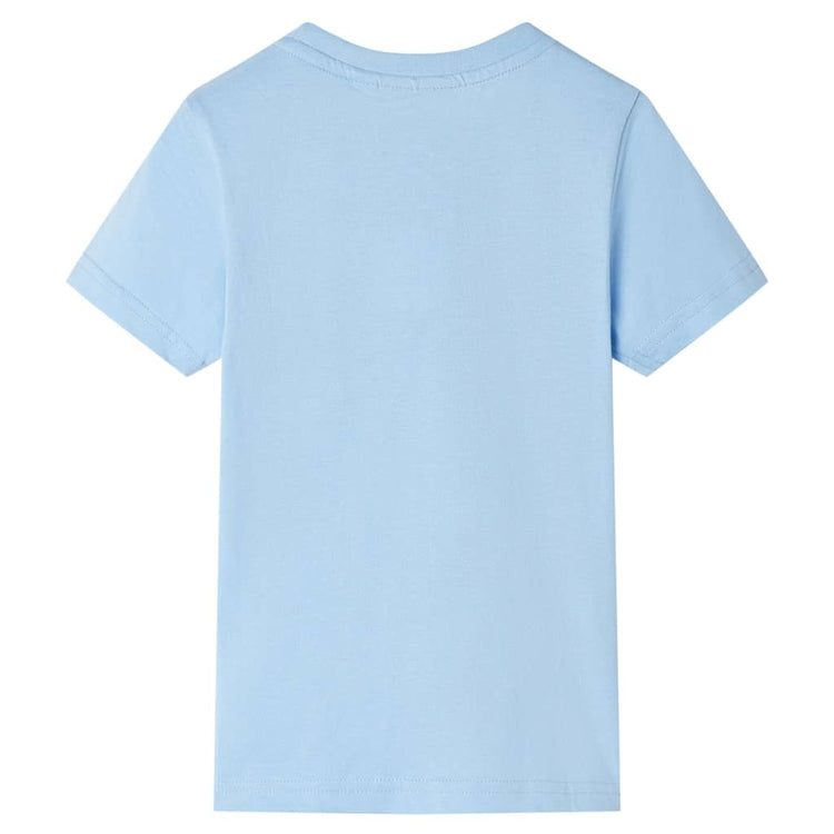 Vidaxl kindershirt met korte mouwen 128 lichtblauw
