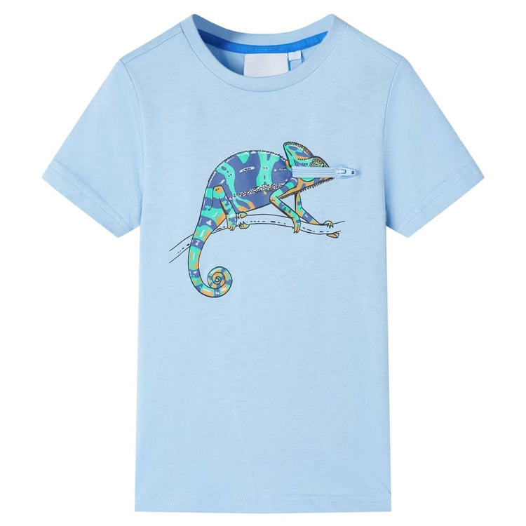 Vidaxl kindershirt met korte mouwen 140 lichtblauw