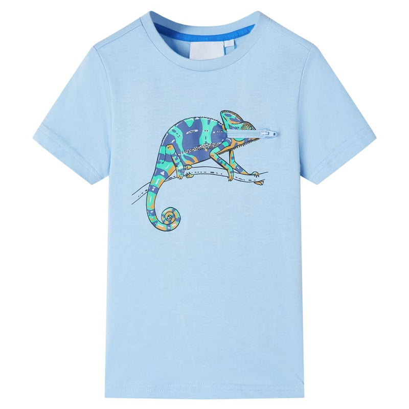 Vidaxl kindershirt met korte mouwen 140 lichtblauw