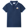 Vidaxl kinderpoloshirt 104 donkerblauw