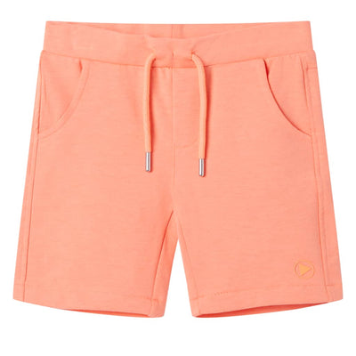 VidaXL Kindershorts met trekkoord 92 neonoranje