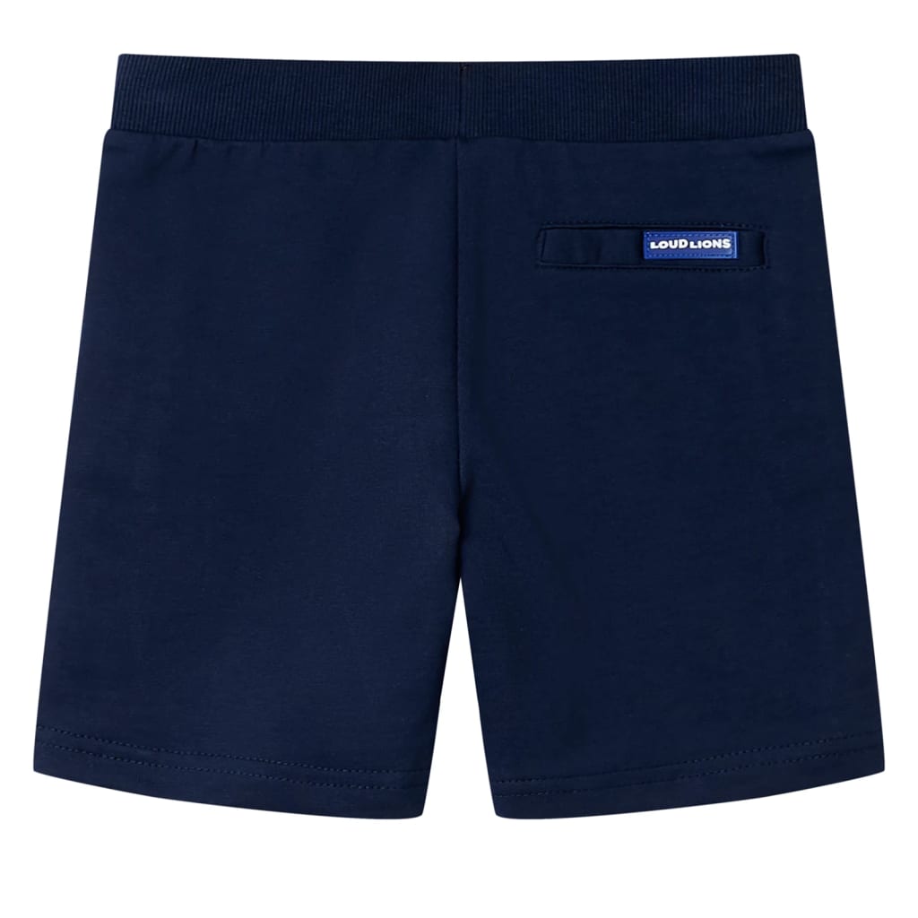 VidaXL Kindershort 116 marineblauw