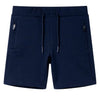 Vidaxl kindershort 128 marineblauw