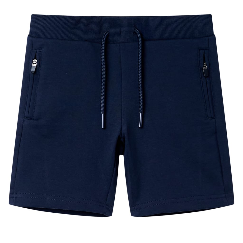 VidaXL Kindershort 128 marineblauw