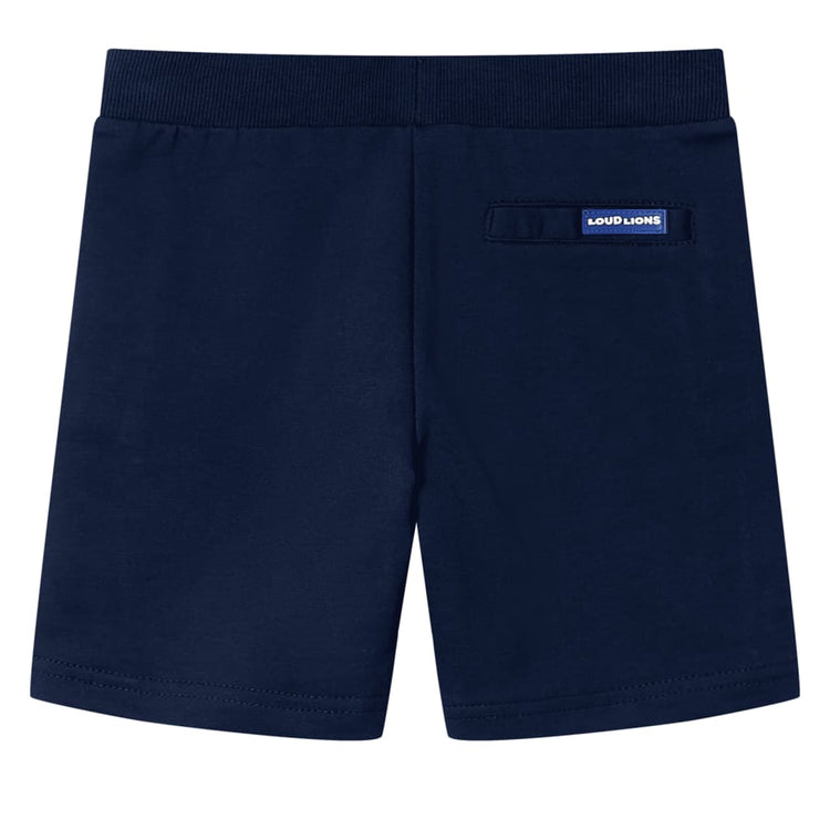 Vidaxl kindershort 128 marineblauw