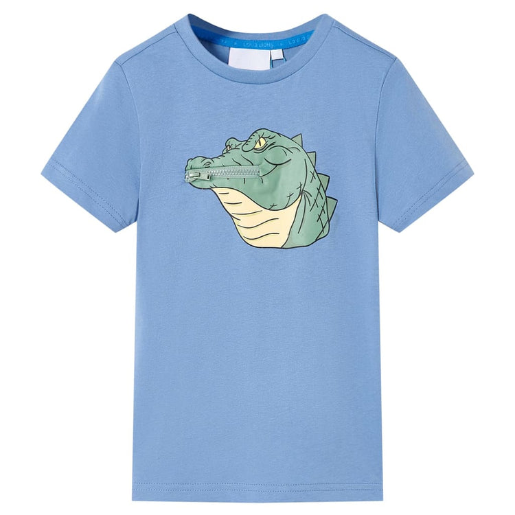 VidaXL Kindershirt 140 middenblauw