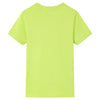 VidaXL Kindershirt 140 limoengroen
