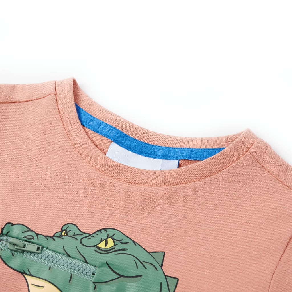 VidaXL Kindershirt 140 lichtoranje