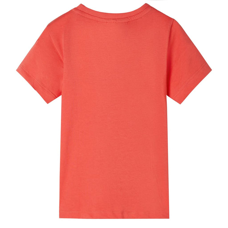 Vidaxl kindershirt met korte mouwen 128 lichtrood
