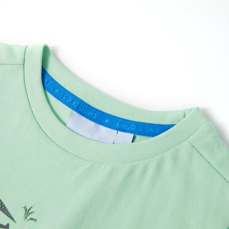 Vidaxl kindershirt met korte mouwen 92 lichtgroen