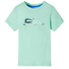 Vidaxl kindershirt met korte mouwen 128 lichtgroen