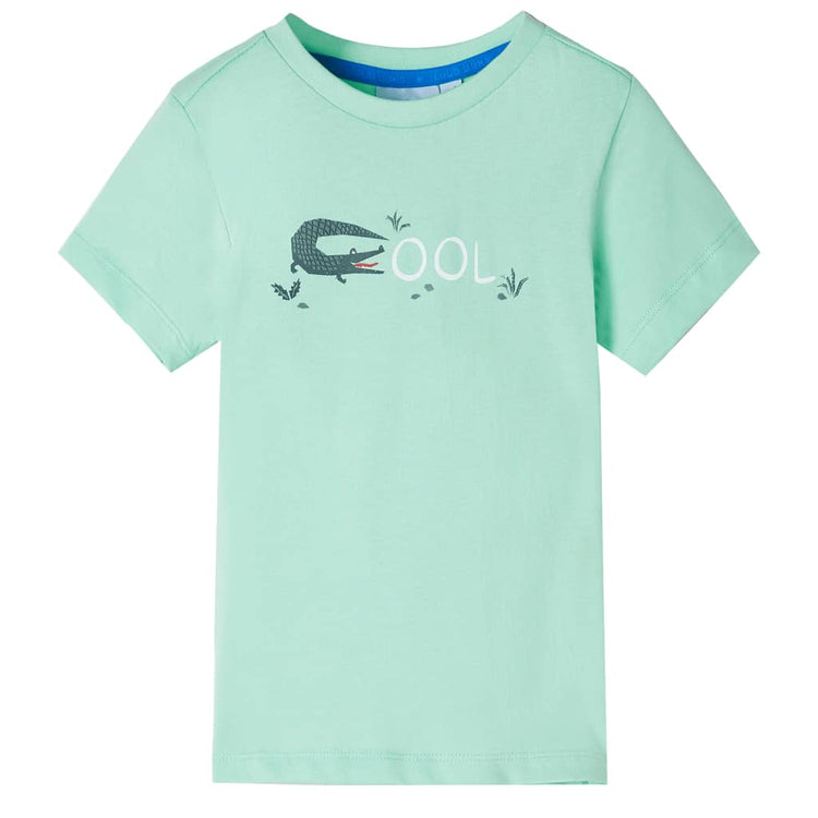 Vidaxl kindershirt met korte mouwen 128 lichtgroen