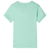 Vidaxl kindershirt met korte mouwen 128 lichtgroen