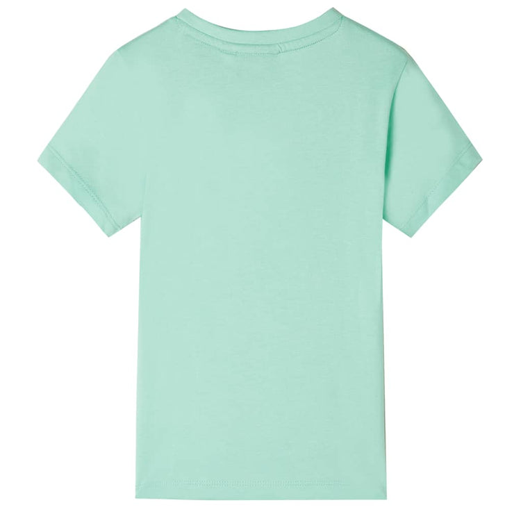 Vidaxl kindershirt met korte mouwen 128 lichtgroen