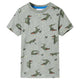 Vidaxl kindershirt 104 gemêleerd lichtkaki
