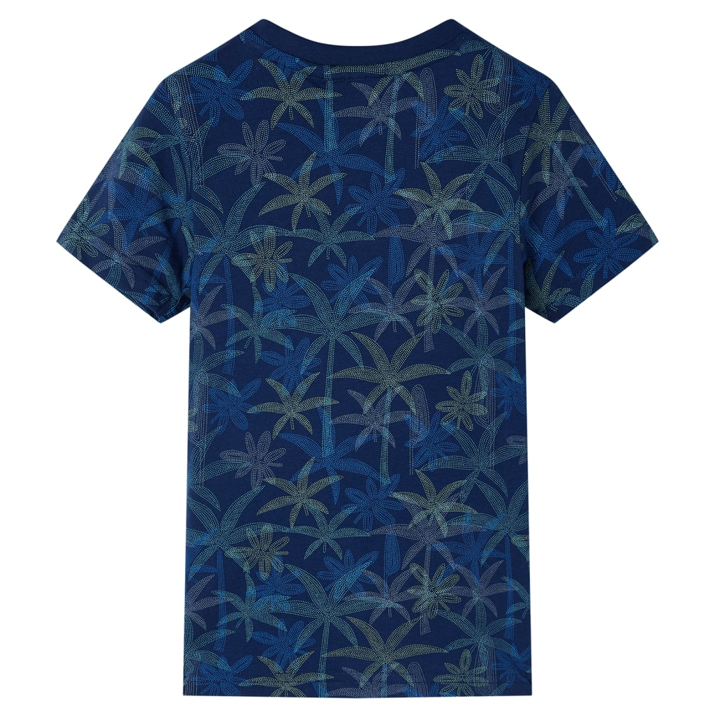 Vidaxl kindershirt 128 marineblauw