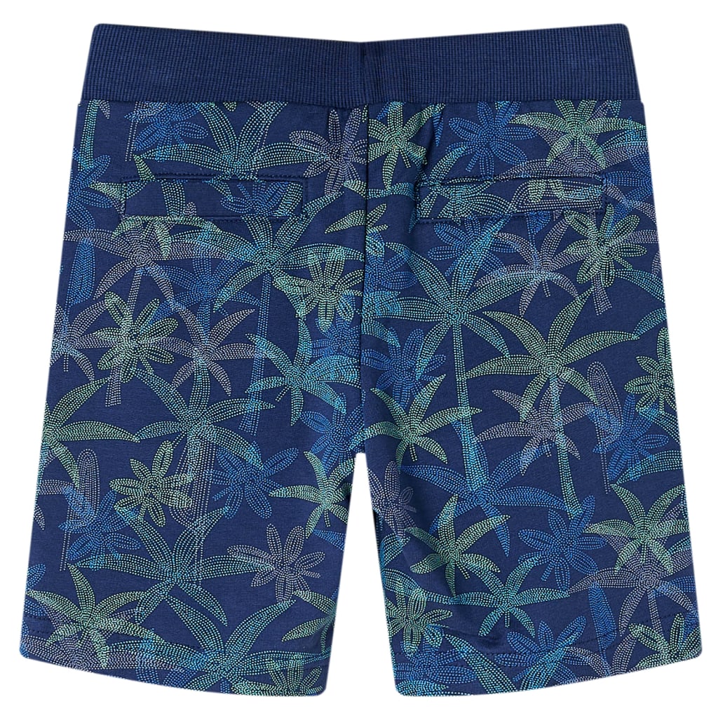 VidaXL Kindershorts met trekkoord 92 marineblauw