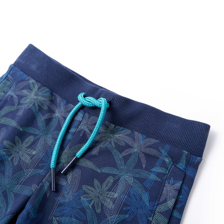 Vidaxl kindershorts met trekkoord 104 marineblauw