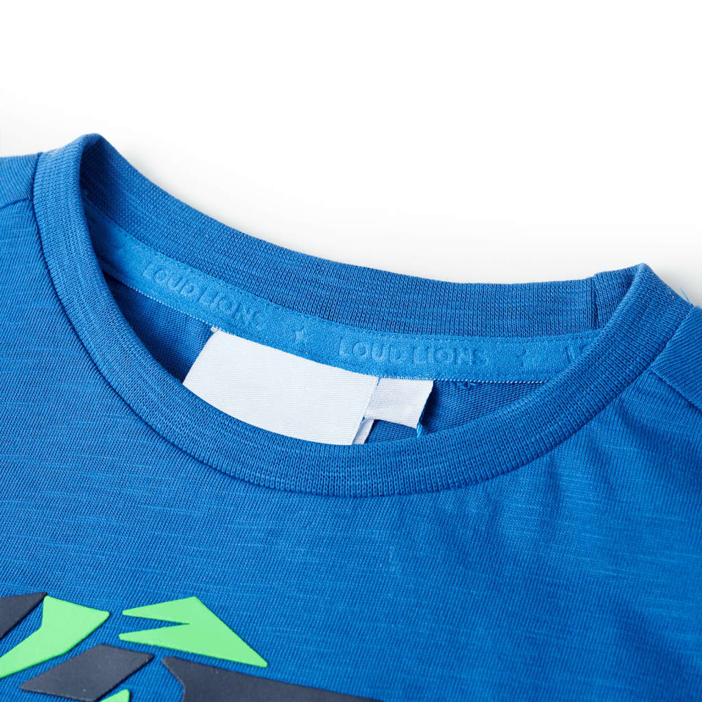 Vidaxl kindershirt 104 blauw