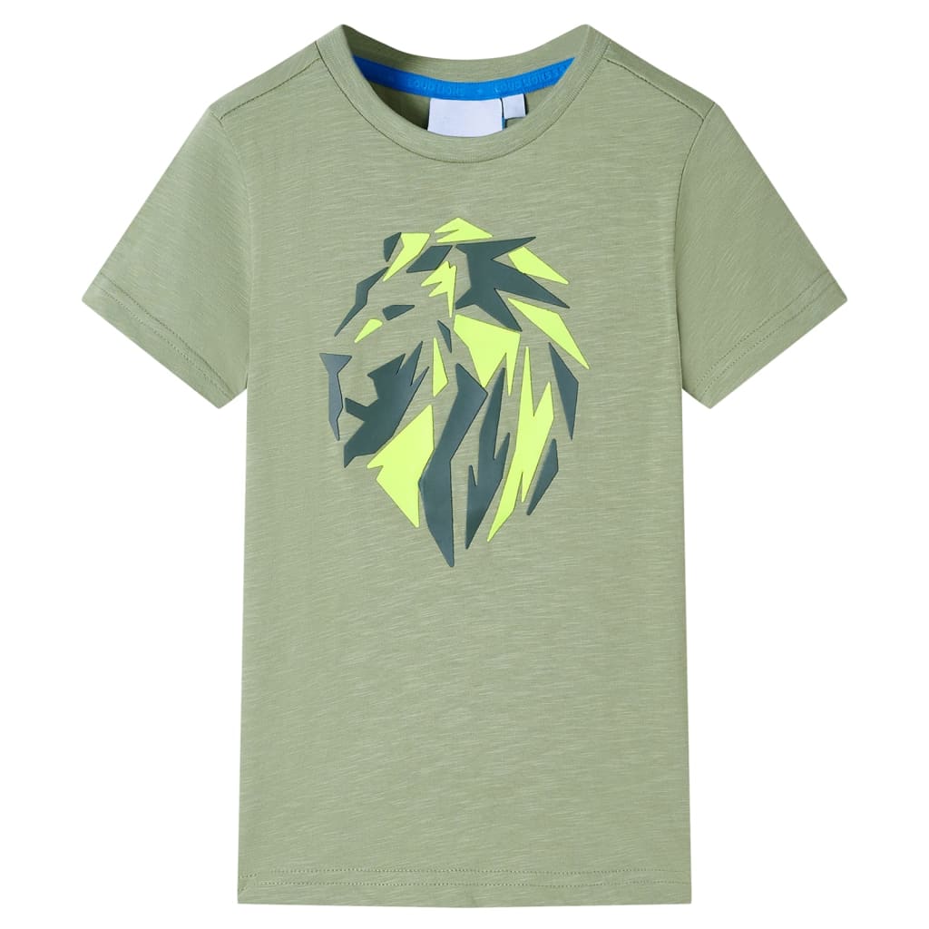 VidaXL Kindershirt 92 lichtkakikleurig
