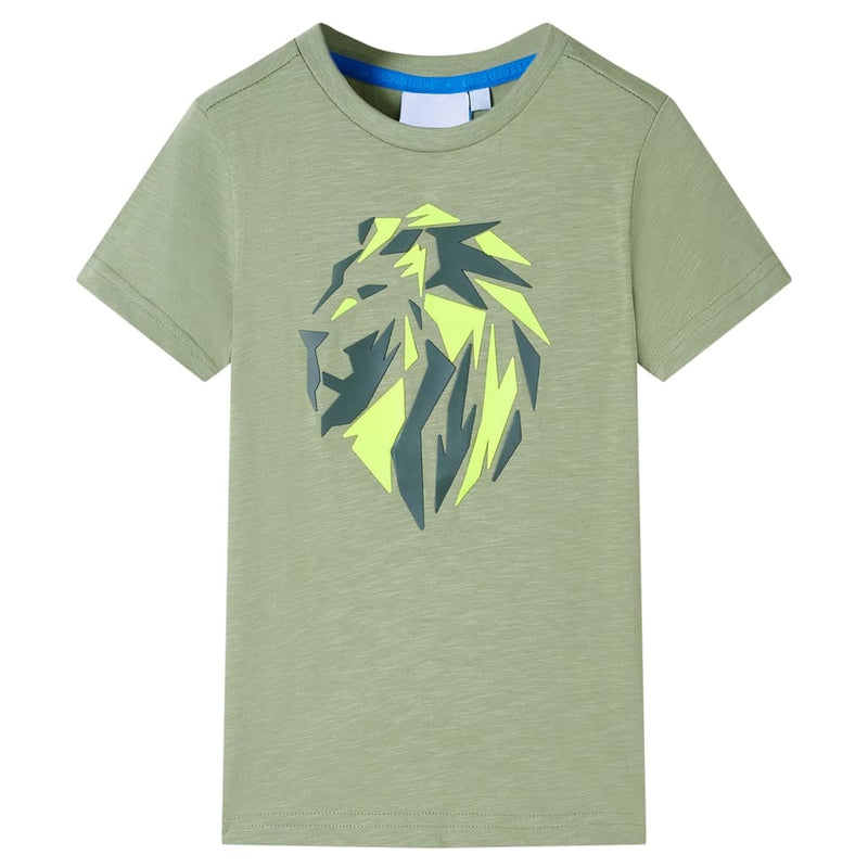 VidaXL Kindershirt 92 lichtkakikleurig