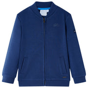 VidaXL Kindervest met rits 140 marineblauw - afbeelding 1