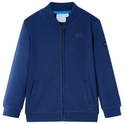 VidaXL Kindervest met rits 140 marineblauw