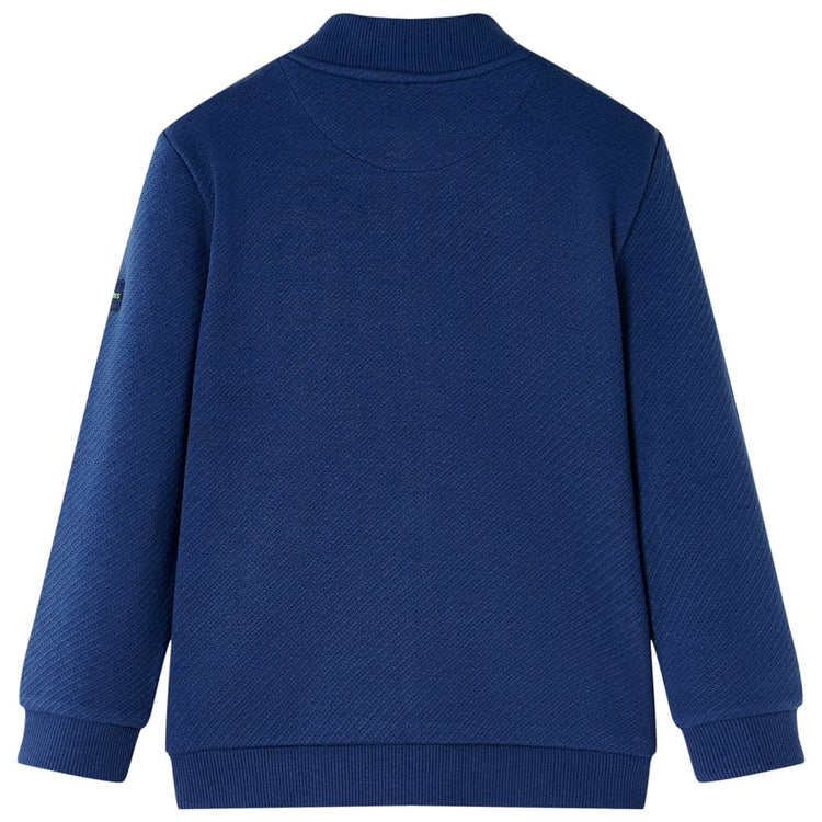 VidaXL Kindervest met rits 140 marineblauw