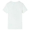 VidaXL Kindershirt met korte mouwen 92 ecru