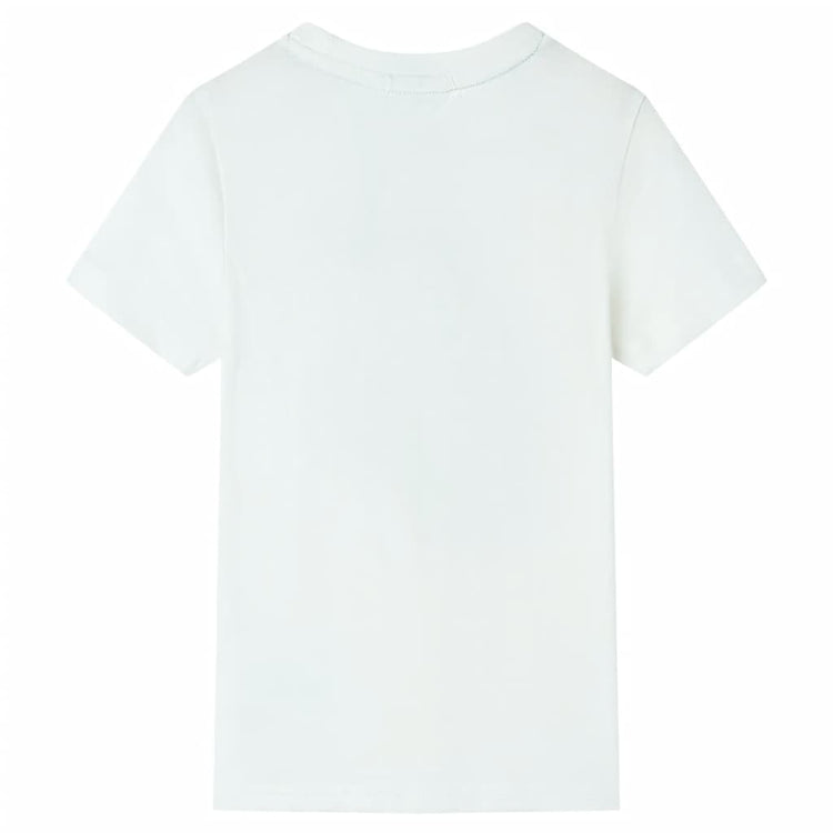 VidaXL Kindershirt met korte mouwen 104 ecru