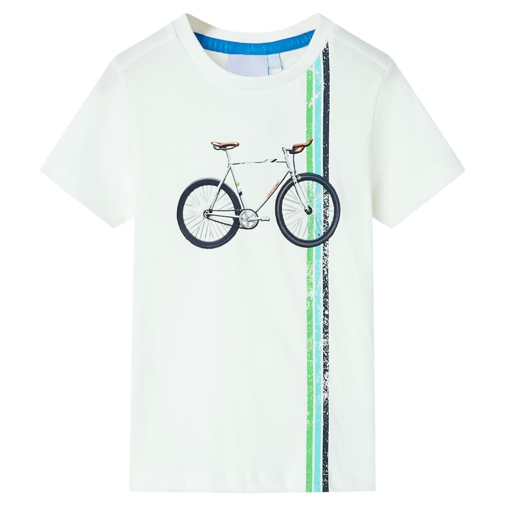 VidaXL Kindershirt met korte mouwen 116 ecru