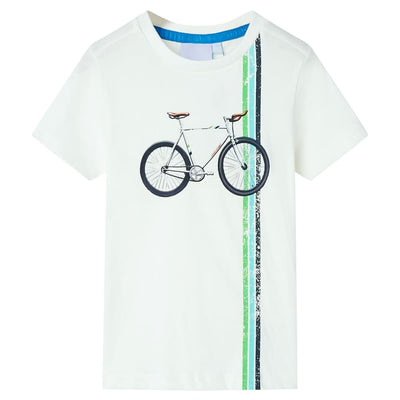 VidaXL Kindershirt met korte mouwen 116 ecru